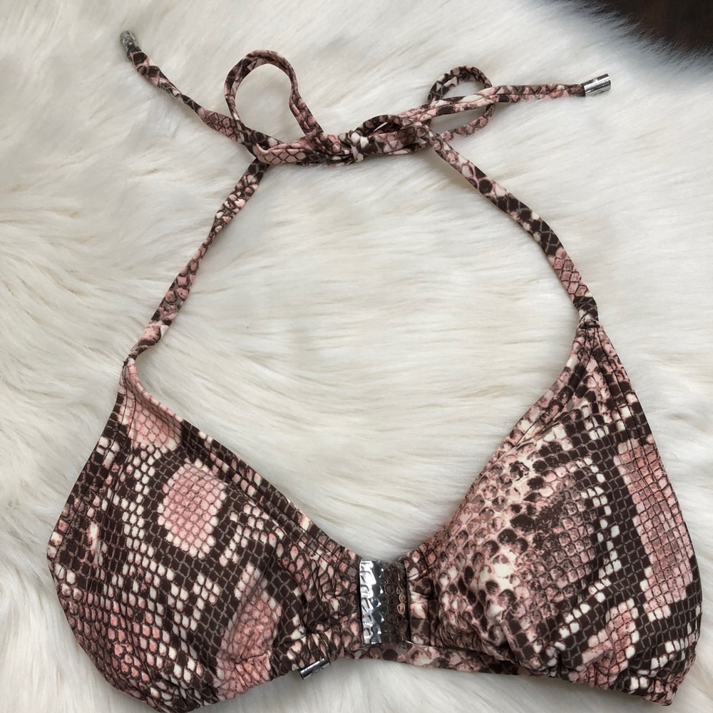 Michael Kors Python Print Bikini Size Small - Gla… - image 3